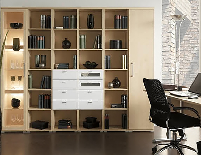 整體書房北歐風情